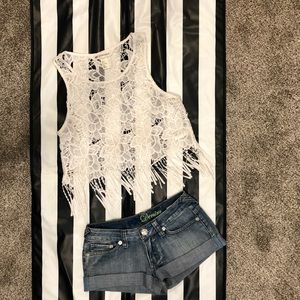 H&M’s Coachella Shirt/ Fox Shorts